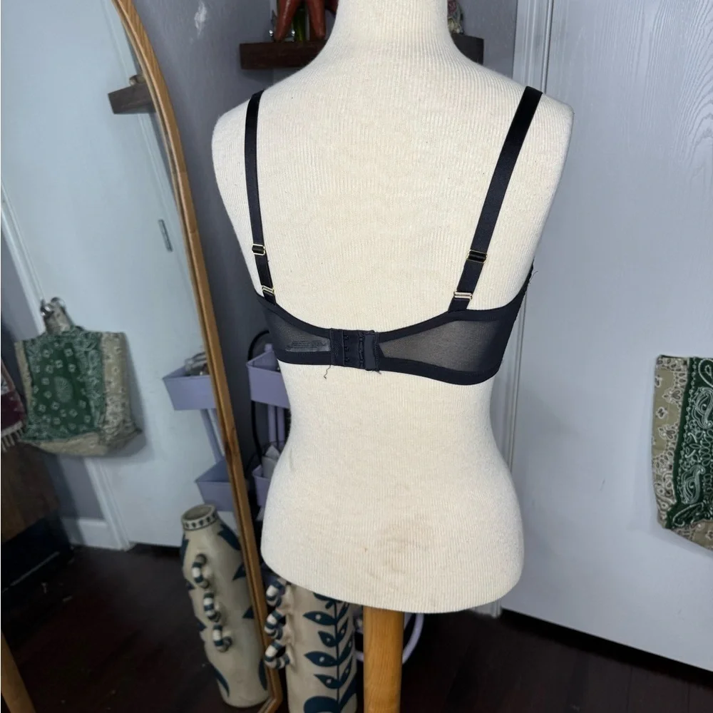 Soma Elegant Black Lace Bra
